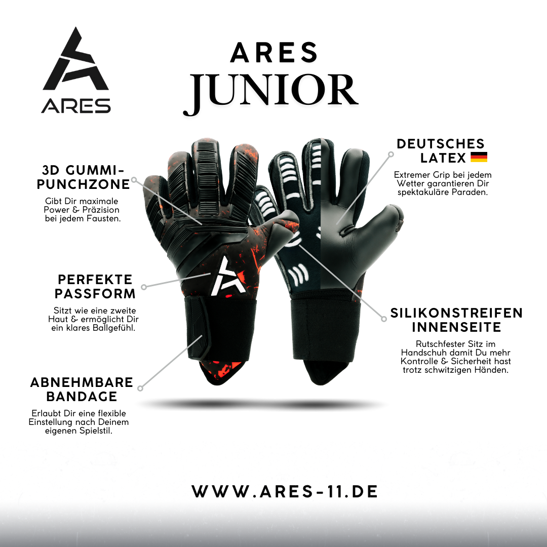 Hunter - Junior Schwarz/Rot